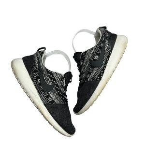 Nike Roshe One Winter Print Shoes Women's sz 8.5 Black 685286-001 Fair Isle Knit
